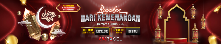888togel Promo THR Lebaran Tahun 2026 Sebesar IDR 30.000 & Kejutan THR hingga IDR 8.8JT